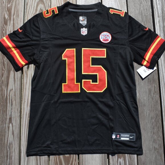 New! Patrick Mahomes Kansas City Chiefs Black Football Jersey Adult Men's Sizes - Picture 2 of 2